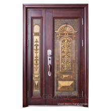 New design house large modern metal doors models in dubai